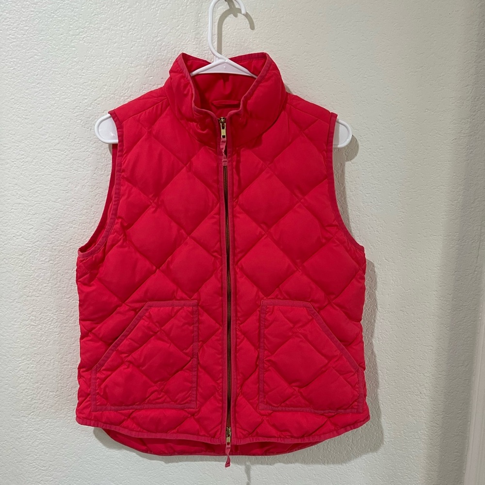 J. Crew Vibrant Pink Outerwear